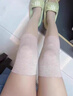 浪莎（LangSha）空调袜过膝丝袜女空调房护膝盖小腿保暖夏季薄拼接丝袜3双 实拍图