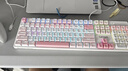 联想键盘 有线键盘鼠标耳机套装 薄膜机械键盘104键有线黑科技金属面板炫酷灯效26键无冲电竞游戏键盘 机械键盘粉色-茶轴【有线+全键热插拔】 104键/87键/98键 实拍图