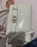 CHARLES&KEITH鳄鱼纹凯莉包手提斜挎婚包包女包生日礼物CK2-50270880-1 Ivory象牙色 S 实拍图