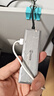 毕亚兹 USB3.0分线器扩展坞 1米 高速4口集线器HUB拓展坞 笔记本台式电脑一拖多口转接头延长线带供电口 实拍图