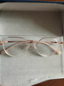依视路（ESSILOR） 钻晶系列高清耐磨防蓝光近视超薄镜片专业配度数眼镜架男女镜框 金属-全框-2048GD-金色 镜框+依视路膜岩高清1.60现片 实拍图