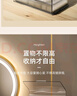 EACHY化妆品收纳盒生日礼物防尘超大容量化妆品置物架亚克力透明白 实拍图