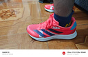 adidas adizero RC 4超轻缓震训练备赛体测薄底竞训跑鞋阿迪达斯 粉色/白色/深蓝色/浅蓝色   41 实拍图