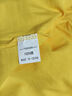 夏季纯棉短袖男女同款宽松休闲短袖T恤情侣潮流百搭ins圆领半袖 黄色 XL 140-155斤 实拍图