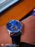 上海牌手表男自动机械表 星期日历夜光国表时尚多功能飞轮男表礼物924 升级版-【蓝盘】 全刻度夜光 双历飞轮 实拍图