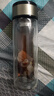 【⭐京东物流配送】高硼硅双层玻璃杯大容量泡茶杯水杯子茶水分离 【活动】 350ml 1只 实拍图