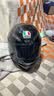 AGV K1S摩托车机车全盔秋冬季仿赛四季全覆式跑盔男女安全头盔3C认证 亮黑色 XL码(适合59-61cm的头围) 实拍图