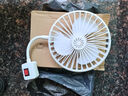 新款螺口USB大风力迷你风扇厨房静音卧室床头吊扇办公室宿舍节能 直插3孔款1个装 实拍图