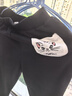 迪士尼（DISNEY）童装儿童女童针织加绒长裤保暖抗静电运动裤子秋冬DB431ME22黑140 实拍图