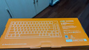 VGN N75有线/无线/蓝牙三模客制化机械键盘gasket结构全键热插拔游戏电竞办公键盘 单模N75 动力银轴 果冻橙 实拍图