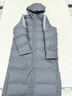 李宁 棉服男冬季长款加厚保暖过膝防风连帽外套羽绒服 黑色（棉服） XL 实拍图