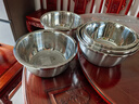 美厨（maxcook）316L不锈钢盆筛4件套 加厚调料盆洗菜盆和面盆 米筛味斗 MCWA5868 实拍图