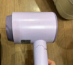 syouran电吹风机学生宿舍专用小功率男女折叠吹风机便携大学生寝室风筒500W800W1000W以下负离子不伤发 紫色800W可折叠（吹风机学生宿舍专用） 实拍图