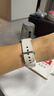 iboann适用红米watch4表带6/5真皮小米手环9/8pro手表带redmiwatch5腕带皮革配件保护膜编织牛皮秋冬 静息白-优质小牛皮-细腻质感-优雅自显 适用：小米9Pro/8Pro 实拍图