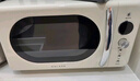格兰仕（Galanz）复古微波炉 家用20L 小型迷你 简单旋钮操控 易清洁平板加热 智能自动菜单 米白色 实拍图
