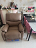 芝华仕（CHEERS）头等舱智能椅皮单椅简约电动功能休闲单人沙发客厅摇摇躺椅1025 可可棕-电动躺+手动摇转 优先发货（详询客服） 实拍图