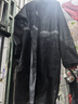 乐优佰易 雨衣成人 M 雨衣成人防暴雨 连体雨披 反光防雨服 巡逻保安黑色 实拍图