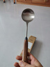 康巴赫304不锈钢汤勺防烫耐高温隔热实心胡桃木手柄火锅汤勺菜勺 实拍图