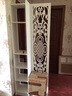 柒妖捌美家 QY BA MEI JIA现代中式多功能屏风隔断柜装饰欧式简约客厅玄关柜门厅柜镂空雕花 高190长70宽30 实拍图