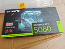 技嘉（GIGABYTE）5060 8G显卡 雪鹰 GeForce RTX 5060 AERO OC 8G DLSS4 游戏电竞设计AI电脑独立显卡 实拍图