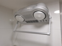 科狮龙浴霸壁挂式卫生间灯暖家用风暖挂壁多功能浴室暖风机取暖灯免打孔 直吹带烘干架-白泡（漏保）B 实拍图