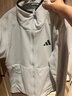 adidas拒水加绒内胆三合一连帽外套男女秋冬阿迪达斯官方轻运动 质感灰   S 实拍图