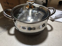 三四钢®不锈钢316L汤锅带蒸笼加厚蒸锅食品级炖汤煮粥双耳煲汤大肚锅 【适用5-8人】 26cm 6L 实拍图