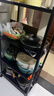 UOEN厨房多功能置物架家用落地多层储物柜微波炉收纳放锅用具货架子 实拍图
