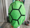 乐英奇乌龟壳抱枕玩偶可穿睡觉躺睡袋公仔衣服靠枕大龟壳毛绒玩具可穿戴 乌龟壳可穿【加厚加宽升级版 前后有棉】 75公分【适合5-7岁】 实拍图