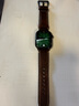 istrap苹果手表表带疯马牛皮Apple Watch Ultra3/2手表带S11/10/9/8/7/6/SE厚实真皮表链iWatch男士腕带 巧克力【黑色配件 44/45/46MM表盘【适用Wat 实拍图