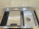 卡琥U8pro集渣304不锈钢水槽大单槽厨房家用左侧排水洗碗槽洗菜盆9050 75×48银色【左右下水可选】 实拍图