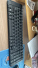 罗技（Logitech）MK220 键鼠套装 无线键鼠套装 办公键鼠套装  多媒体键鼠套装 带无线2.4G接收器 黑色 实拍图