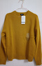 优衣库男装女装柔软绵羊毛圆领针织衫/长袖毛衣毛衫478541 44 亮黄色 S /165/84A 实拍图