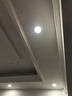 欧普（OPPLE）LED筒灯嵌入式孔灯吊顶灯超薄客厅亮银全铝 3瓦暖白开孔7-8.5cm 实拍图