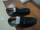意尔康王子正品男鞋真皮商务正装内增高男士透气黑色休闲皮鞋中老年爸爸鞋子 黑色 231 39 实拍图
