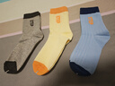 特步秋冬季儿童袜子纯棉吸汗透气防臭男童袜子抗菌无骨不掉色中筒袜 混色【纯棉不掉色】5双 M【33-37码】 实拍图
