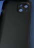 艾德加【秒变Pro磨砂】适用于苹果13手机壳iphone13手机壳PC电镀手感油玻璃镜头膜磨砂防摔硬壳石墨黑 实拍图