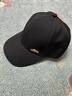 德西纳（denssyne）不褪色帽子男秋冬品牌户外鸭舌帽冬季加绒保暖黑色中老年棒球帽 [冬季加绒] 黑色 均码 可调节(55-60cm) 实拍图