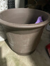oeny紫砂花盆透气防烂根特大号口径种树种菜高颜值大花盆陶瓷花盆批发 透气高直筒特大号 紫砂 实拍图