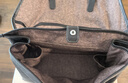 Songmont山下有松山行系列游历公文包复古皮双肩包【新年礼物】 烟墨黑大号（白钢五金）现货 实拍图