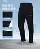 李宁运动裤男子秋冬季休闲裤拉链加绒保暖卫裤直筒运动长裤AKLUA75 实拍图