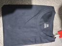 京东京造【已售300w件】短袖t恤男衣服秋季男士打底外穿 深灰色 2XL 实拍图