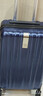 汉客行李箱男拉杆箱女登机箱镇店之宝双层拉链密码箱子旅行箱20英寸蓝 实拍图