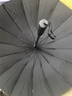 天堂 长柄加大雨伞半自动强抗风商务直杆伞晴雨伞65*16骨11013E云炭黑 实拍图