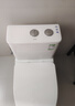 九牧（JOMOO）马桶 家用虹吸式马桶大冲力节水坐便器 防臭瞬冲 易洁抗菌马桶 易洁无棱-双旋暴风冲11396-305坑 实拍图
