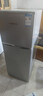 新飞（Frestec）118升双门两门家用小型电冰箱迷你宿舍租房二门冰箱节能环保（钛空银）BCD-118L2D 实拍图