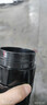 朋宁防摔钢化玻璃杯水杯杯子车载便携双层办公不易碎过滤茶杯 黑色茶水分离 650ml 实拍图