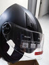 梦多福摩托车头盔夏季透气新国标A类3C认证男女士电动车双镜片机车赛车全盔电瓶车防晒安全帽四季通用 【夏季防晒+多风道设计】雅墨黑+赠四季围脖 均码偏大(58-62) 实拍图