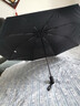 【全网爆款】手动UV折叠雨伞男女晴雨伞两用防晒遮阳黑胶伞 【自动款】深林绿UV 实拍图