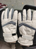 目丸保暖手套男女户外冬天骑行防寒风加绒厚触屏女防水冬季棉滑雪手套 8#米白-深度暖手套-男款 实拍图